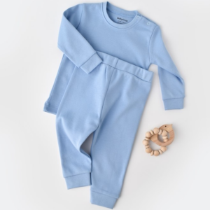 Βρεφικό σετ οργανικό βαμβάκι μπλε – Nature Bebe