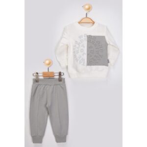 Σέτ φόρμες παστέλ γκρί