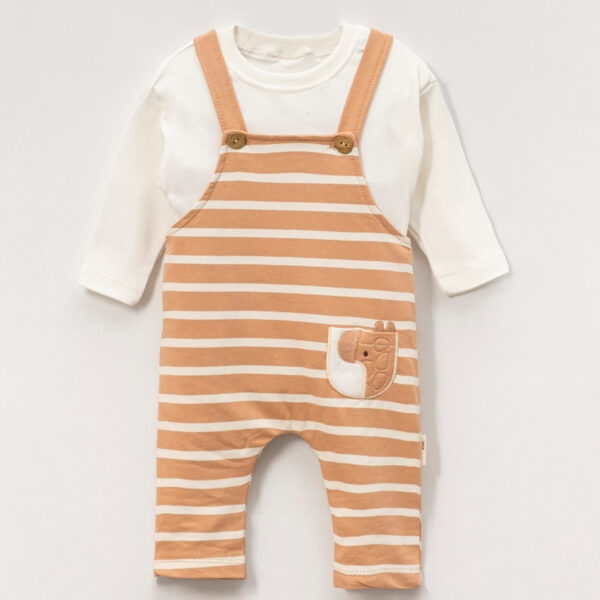 • Ριγέ σχέδιο • Περιλαμβάνει μπλουζάκι • Φιλικό προς το ευαίσθητο δέρμα • Άνετη εφαρμογή